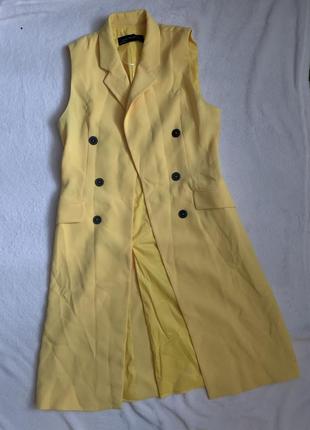 Довгий желетка zara