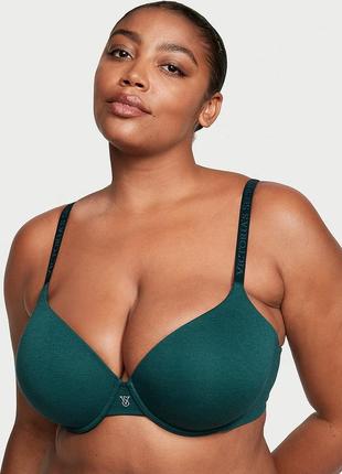 Бюстгальтер  victorias secret  хлопковый изумрудный с камнями vs оригинал виктория сикрет