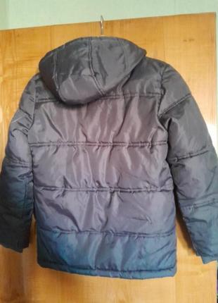 Тепла курточка для хлопчика,віком10--11років,140--146см,з капюшоном ,terranova3 фото