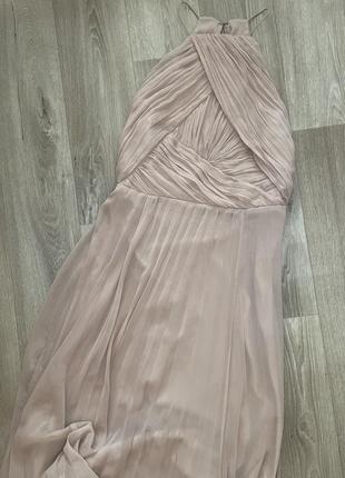 Платье макси со складками на лифе asos design bridesmaid9 фото