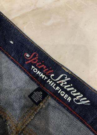 Женские джинсы tommy hilfiger классические брюки синие3 фото