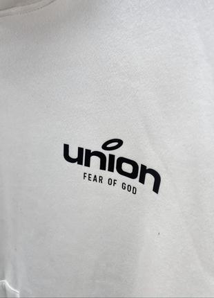 Худи fear of god essentials union white7 фото