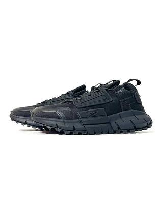 Reebok zig kinetica edge зима (черные)4 фото