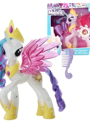 Интерактивная игрушка пони принцесса селестия hasbro my little pony the movie