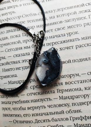 Кулон украшения прикраса з эпоксидной смолы гори