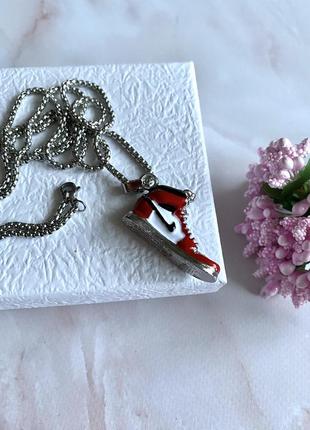 Подвеска «кед nike» с цепочкой, унисекс