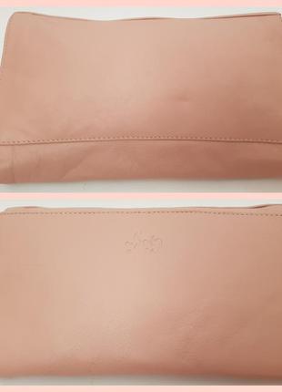 Незрівнянна актуальна шкіряна сумочка crossbody gigi красивого ніжно рожевого кольору7 фото
