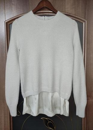 Вовняний / кашеміровий светр / джемпер (вовна, кашемір, шовк)