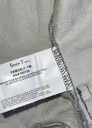 Бавовняна кофта armani jeans оригінальна сіра з капюшоном на блискавці7 фото