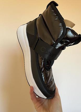 Жіночі теплі черевики, чоботи, дутики calvin klein mabon