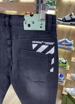 Джинси off-white denim black7 фото