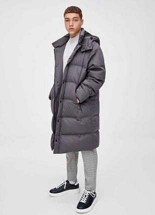 Нова зимова куртка пальто pull and bear захист 3м, art: 9714/719/818