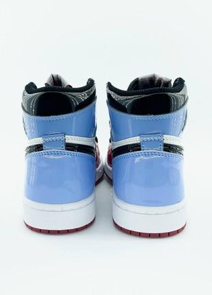 Nike air jordan 1 retro high "blue/red7 фото