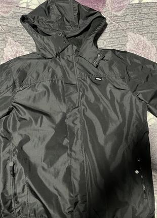 Куртка мужская большая британия «no fear classic jkt sn64 black»1 фото