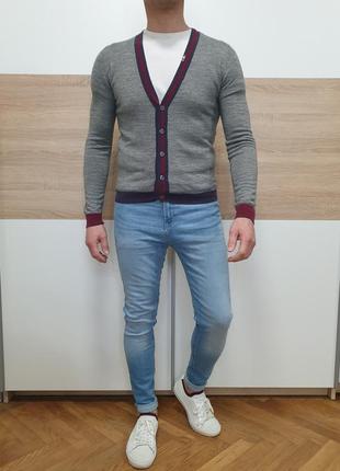 Jack & jones - w30/l32 - s - джинси чоловічі блакитні мужские джинсы tapered2 фото