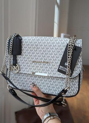 Сумка кросс-боді  michael kors bodi (біла)