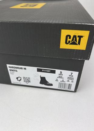 Ботинки caterpillar hardwear hi p111327 black, оригинальные ботинки кет женские черные9 фото