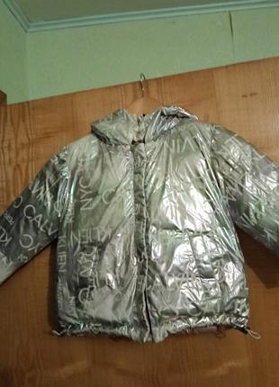 Фирменная теплища двухсторонняя курточка,,calvin Marineblau klien"3 фото