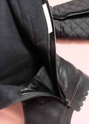 Зимние высокие кожаные сапоги с мембраной gore-tex клакс klarks 34 р. 23 см.6 фото