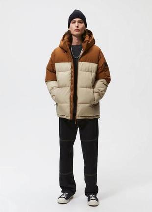 Нова тепла зимова куртка zara man, art: 6985/307/7088 фото