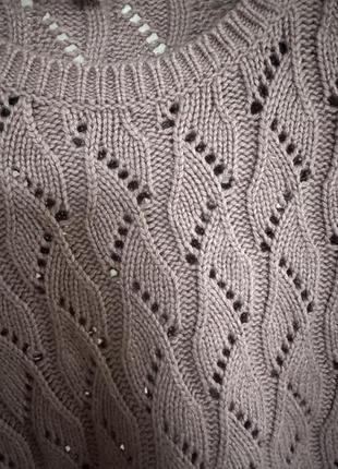 Loft свитер ажурный, шерсть4 фото