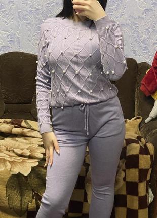 Розвантажую гардероб | спортивний костюм з перлинками