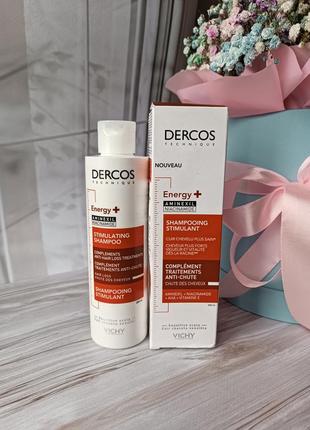 Тонізувальний шампунь для боротьби з випаданням волосся
vichy dercos energy+ stimulating shampoo