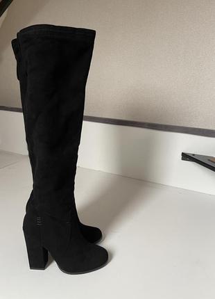 Чоботи зимові замшеві