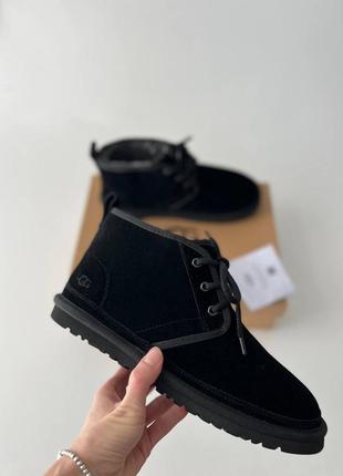 Уггі угги угг ugg neumel “suede black”2 фото