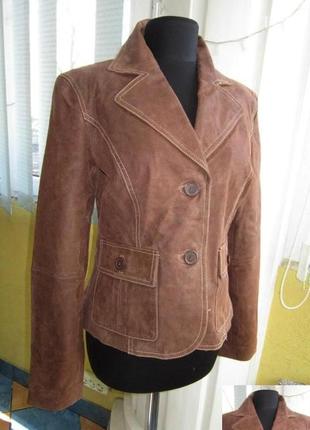 Женская кожаная куртка - пиджак michele boyard. франция. лот 915