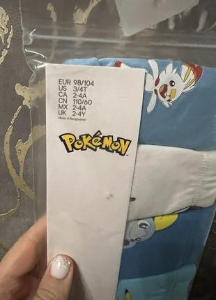 2 - 4 роки h&m нові фірмові труси трусики упаковка трусів хлопчику 5 пар pokémon покемон7 фото