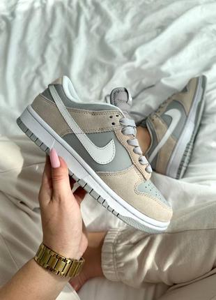 Nike dunk wolf grey | кросівки nike