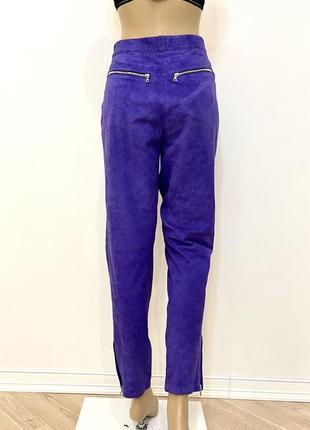 Gianni versace замшевые штаны брюки кожаные  оригинал натуральная замша1 фото