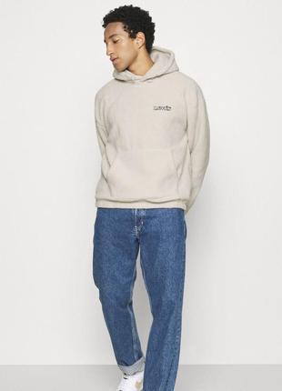 Худи шерпа levi's cozy up hoodie unisex2 фото