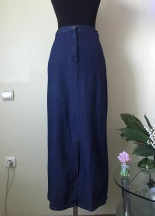 Джинсовая юбка в пол3 фото