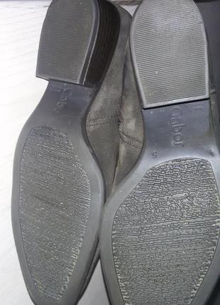 Демісезонні замшеві чоботи gabor  розмір 38 (25,3 cm) на стопу 25см7 фото