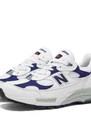 New balance 992 made in usa 'white navy' m992ec