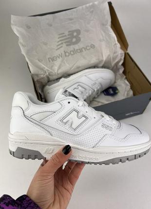Кроссовки new balance 550 v1, белый цвет <unk> bb550pb1, оригинальные кроссовки new balance 550 кожа мужские