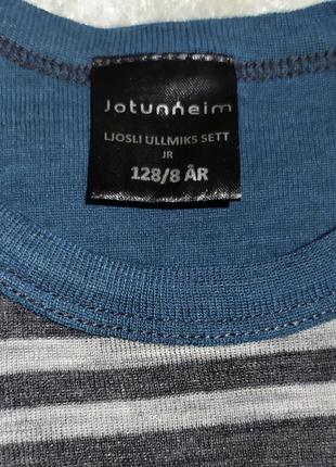 Термо кофта світшот  jotunheim junior 100% merino wool на 128см2 фото