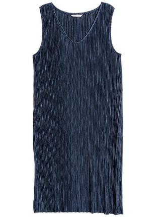 Платье h&m плиссе