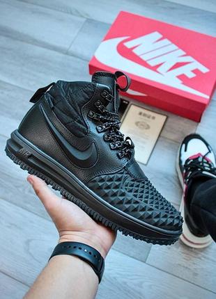 Зимние мужские кроссовки nike lunar force 1 duckboot black