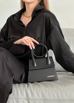 Jacquemus black сумочка4 фото