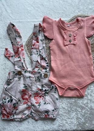 Биди и шорты комплект