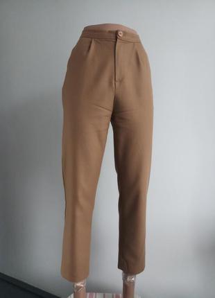 Теплые брюки классические шерсть кемэл ручная работа8 фото