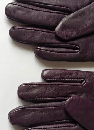 Симпатичные женские перчатки из мягчайшей качественной кожи от marks & spencer5 фото