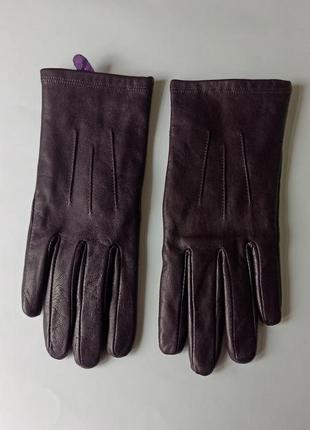 Симпатичные женские перчатки из мягчайшей качественной кожи от marks & spencer3 фото