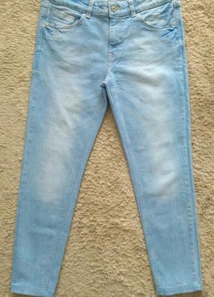 Голубые джинсы штаны stradivarius  р.403 фото