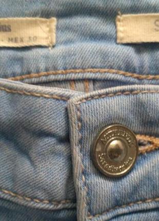 Голубые джинсы штаны stradivarius  р.405 фото