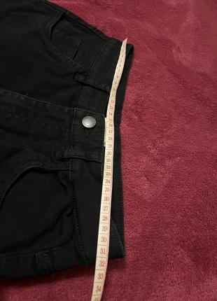 H&m шорты черные высокая посадка р. xs3 фото
