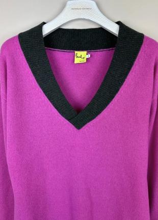 Paul smith свитер удлиненный туника шерсть шерсть шерсть шерсть кофта премиум6 фото
